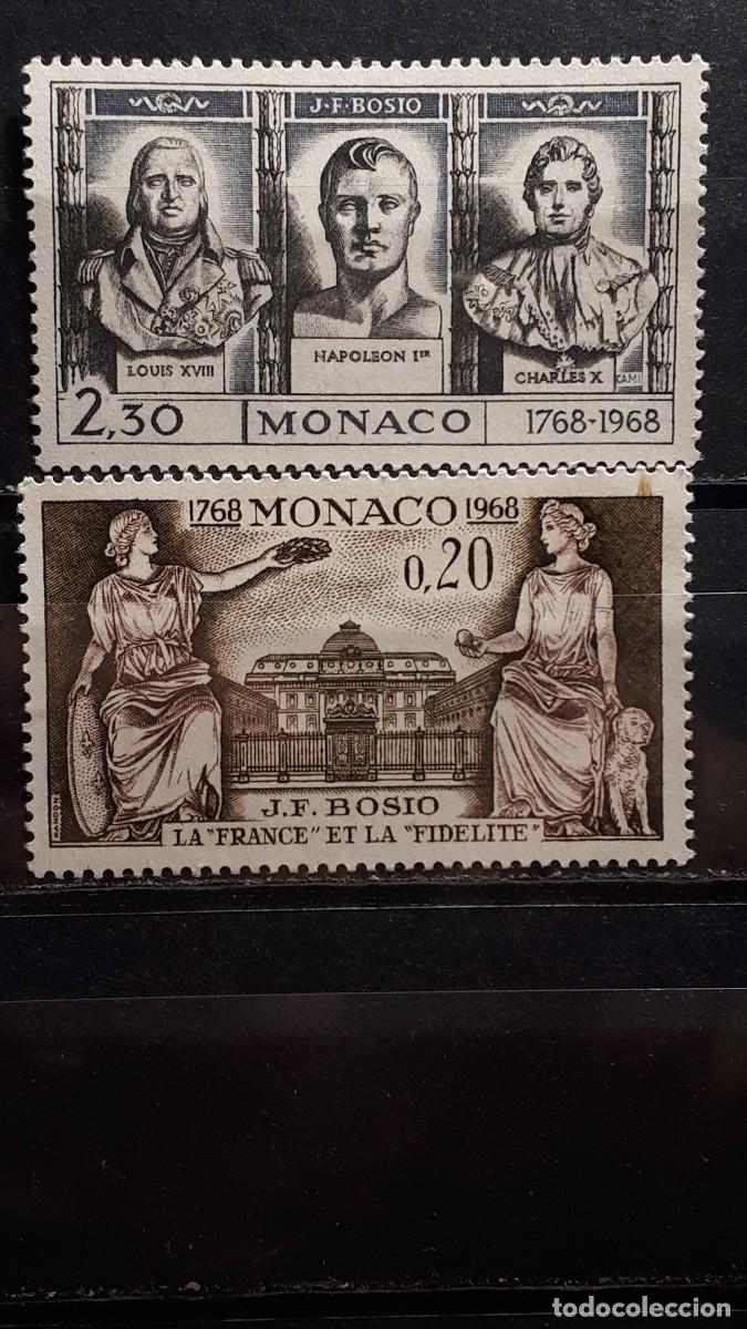 Sellos: M&Oacute;NACO. A&Ntilde;O 1968. */**. YVERT 764 768 - Foto 1