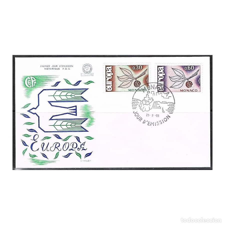 Stamps: M&oacute;naco 1965 [FDC] Serie Europa. Fruto (N)