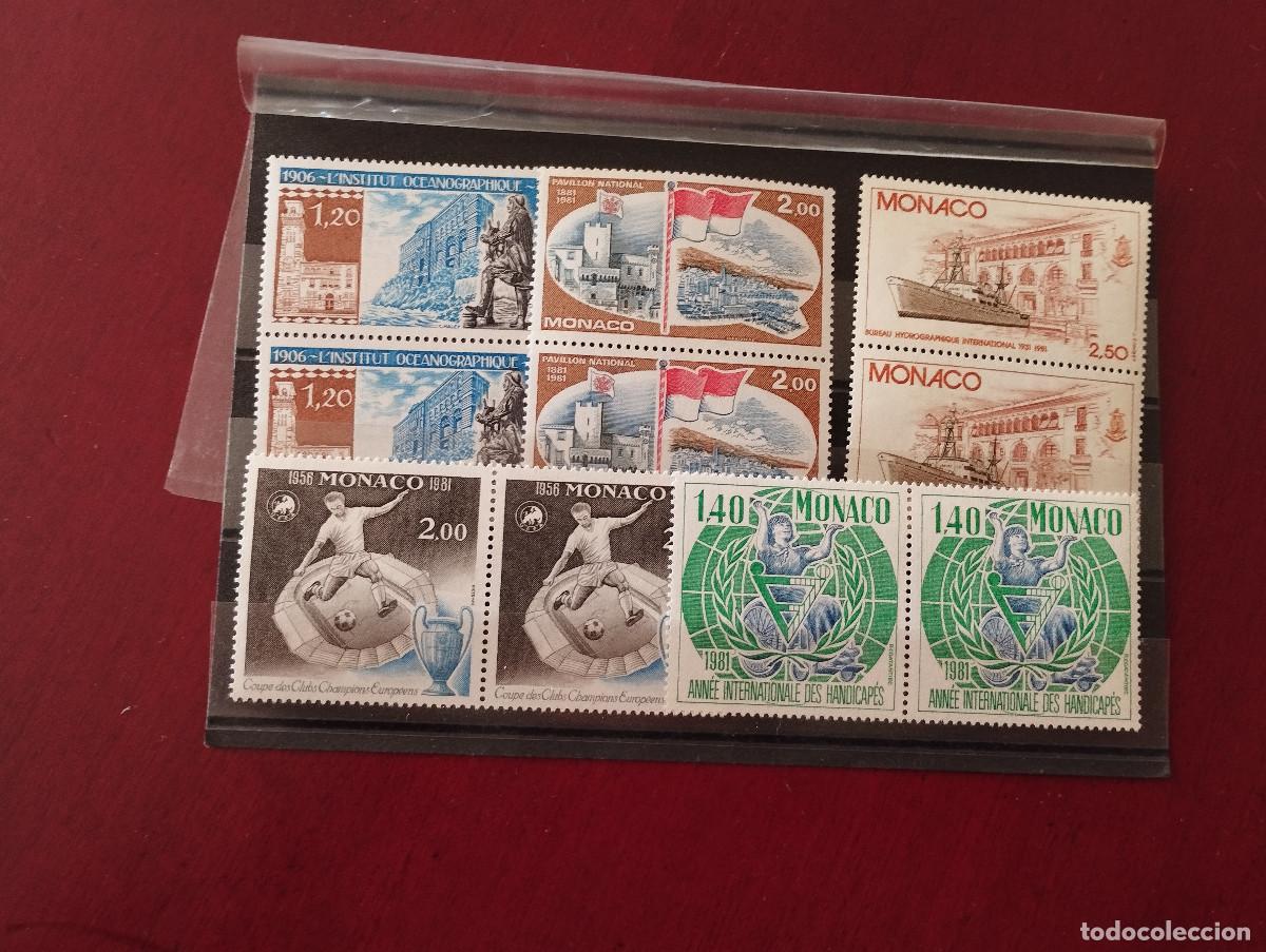Sellos: MONACO SERIES DEL A&Ntilde;O 1981 DUPLICADAS - Foto 1