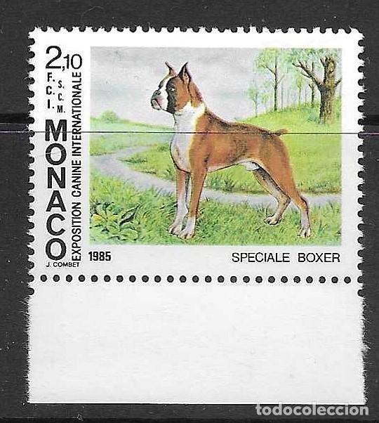 Sellos: MONACO 1985**- EXPO CANINA - MONTECARLO