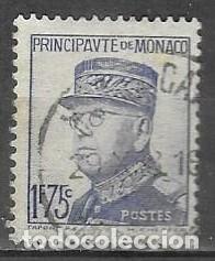 Sellos: SELLO USADO DE MONACO 1937, YT 165