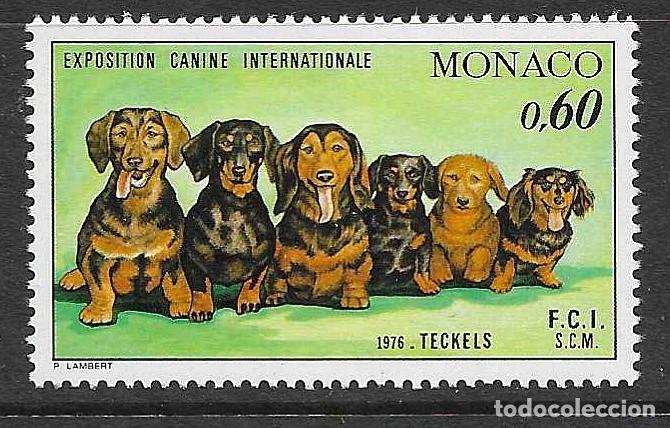 Sellos: MONACO 1976**- - FERIA CANINA EN MONTECARLO