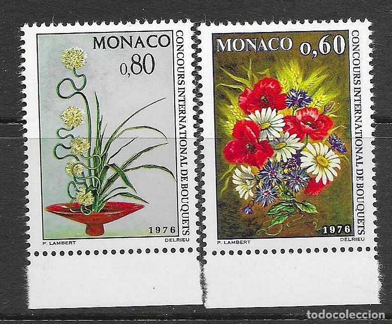 Sellos: MONACO 1976**- -FERIA FLORAL MONTECARLO