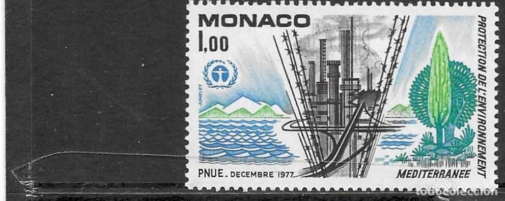 Sellos: MONACO 1977**- -PROTECCION DEL MEDIO AMBIENTE EN EL MEDITERRANEO