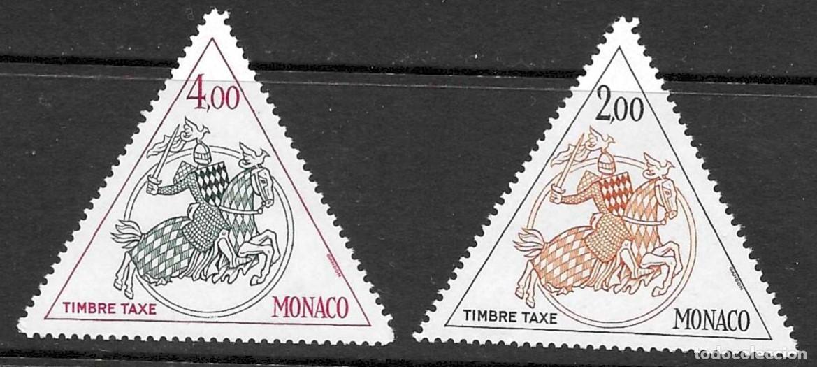 Sellos: MONACO 1982**- -TASAS ROYAL SEAL- SERIE COMPLETA
