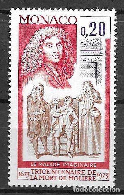 Sellos: MONACO 1973**- III CENTENARIO DE LA MUERTE DE MOLIERE - Foto 1