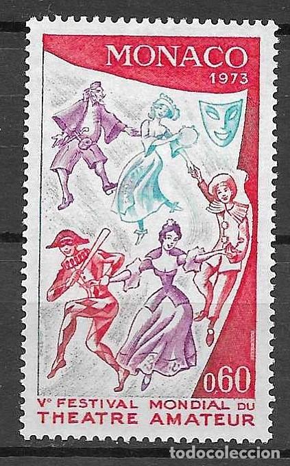 Sellos: MONACO 1973**- V FESTIVAL INTERNACIONAL DE TEATRO AMATEUR