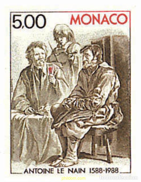 Sellos: 32948 MNH MONACO 1988 400 ANIVERSARIO DE ANTOINE LE NAIN