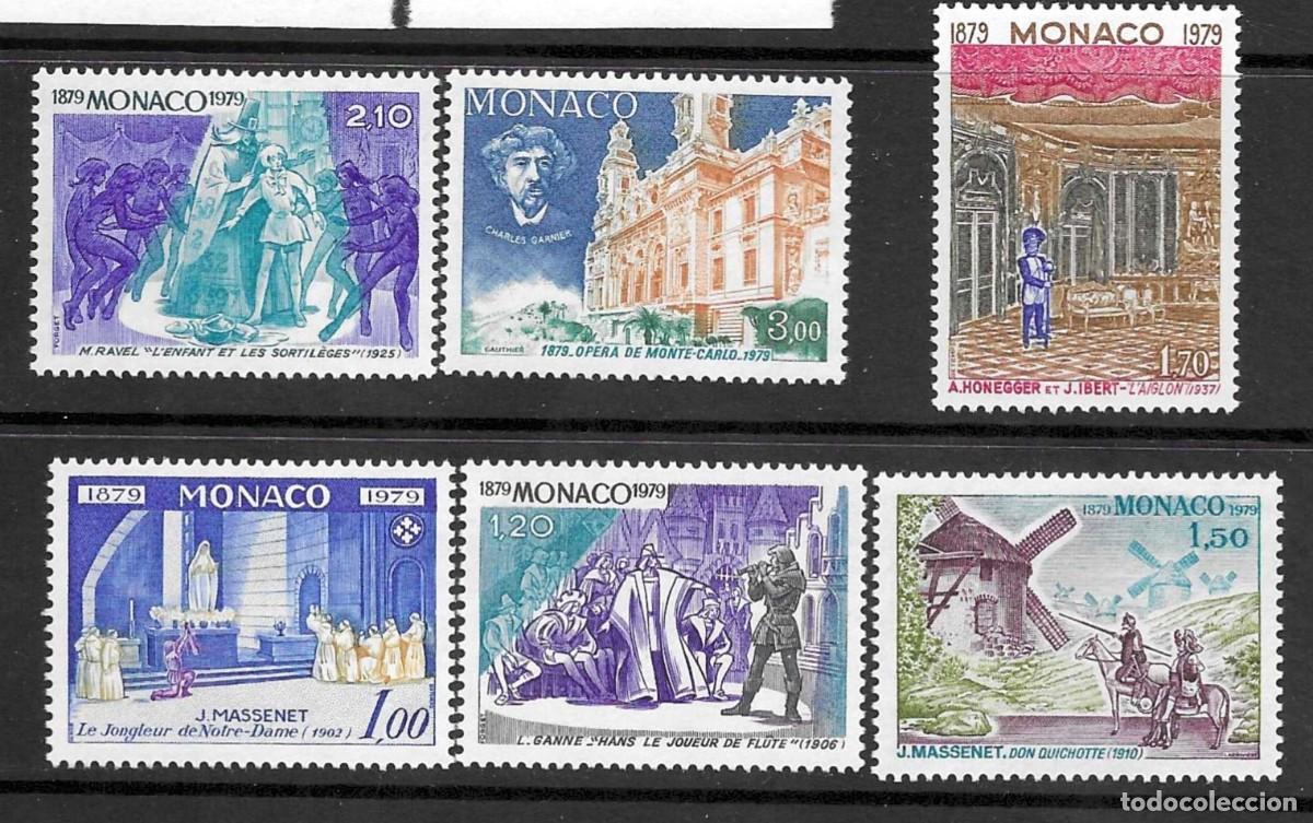Sellos: MONACO-1979**- CENTENARIO DEL SALON GARNIER DEL PALACIO DE LA OPERA - Foto 1