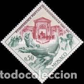Sellos: M&oacute;naco 1963 SW-738 &rdquo;Conferencia Postal de Par&iacute;s&rdquo;./ Nuevo, sin charnela, MNH.