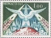 Sellos: M&oacute;naco 1963 SW-742 &rdquo;Concilio Ecum&eacute;nico&rdquo;./ Nuevo, sin charnela, MNH.