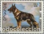 Sellos: M&oacute;naco 1973 SW-1086 &rdquo;Feria canina de Monte Carlo&rdquo;./ Nuevo, goma alterada.