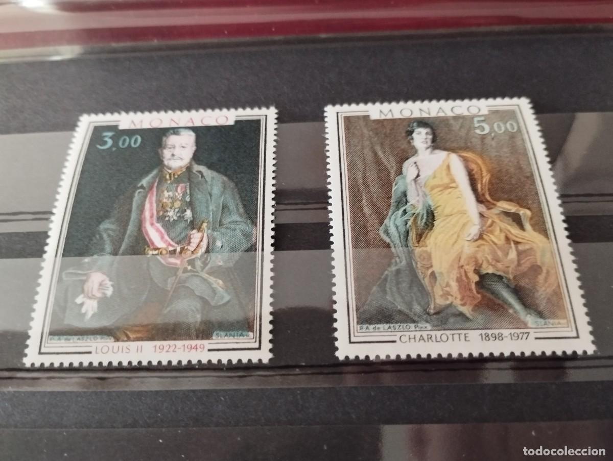 Sellos: SELLOS DE MONACO PRINCIPE Y PRINCESA A&Ntilde;O 1981 SIN USO