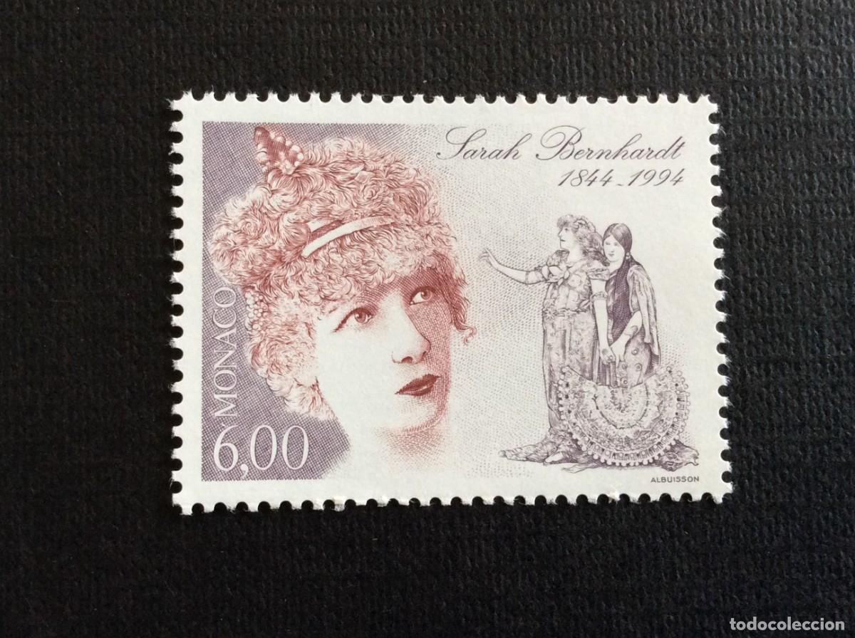 Sellos: MONACO N&ordm; YVERT 1963*** A&Ntilde;O 1994 150 ANIVERSARIO DEL NACIMIENTO DE LA ACTRIZ SARAH BERNHARDT