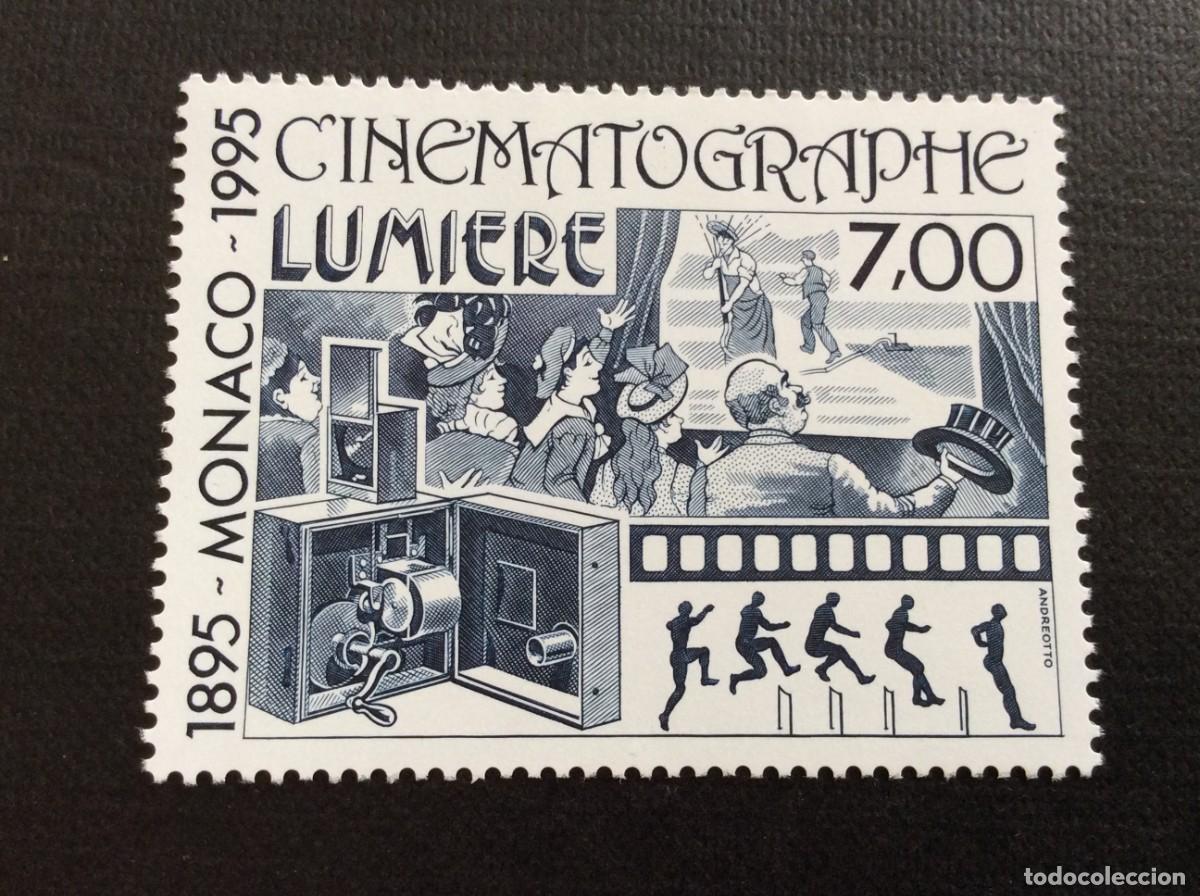 Sellos: MONACO N&ordm; YVERT 1998*** A&Ntilde;O 1995 CENTENARIO DEL CINE