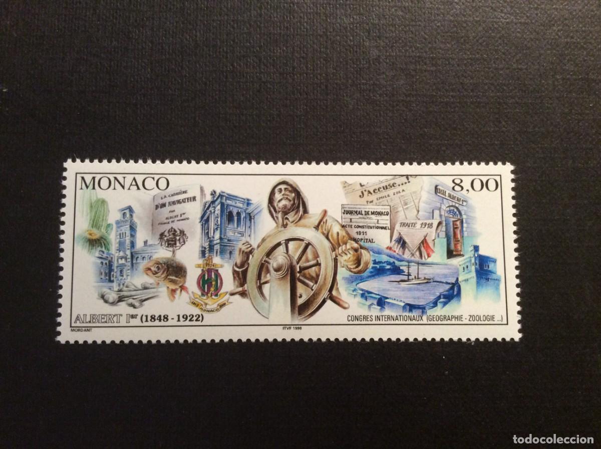 Sellos: MONACO N&ordm; YVERT 2145*** A&Ntilde;O 1997. 150 ANIVERSARIO NACIMIENTO DEL PRINCIPE ALBERTO I