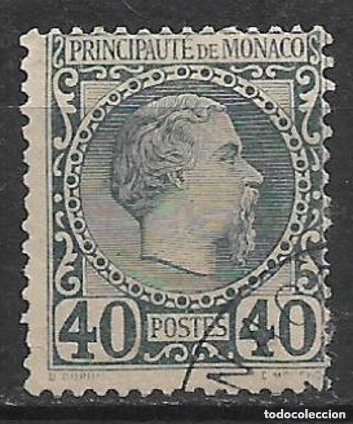 Sellos: M&oacute;naco 1885 Michel 7 usado 45&euro; - 18/4