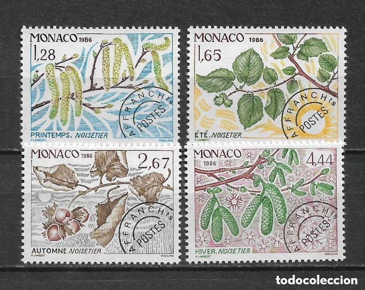Sellos: MONACO 1986 serie completa ** mnh FLORA 5&euro; - 5/21