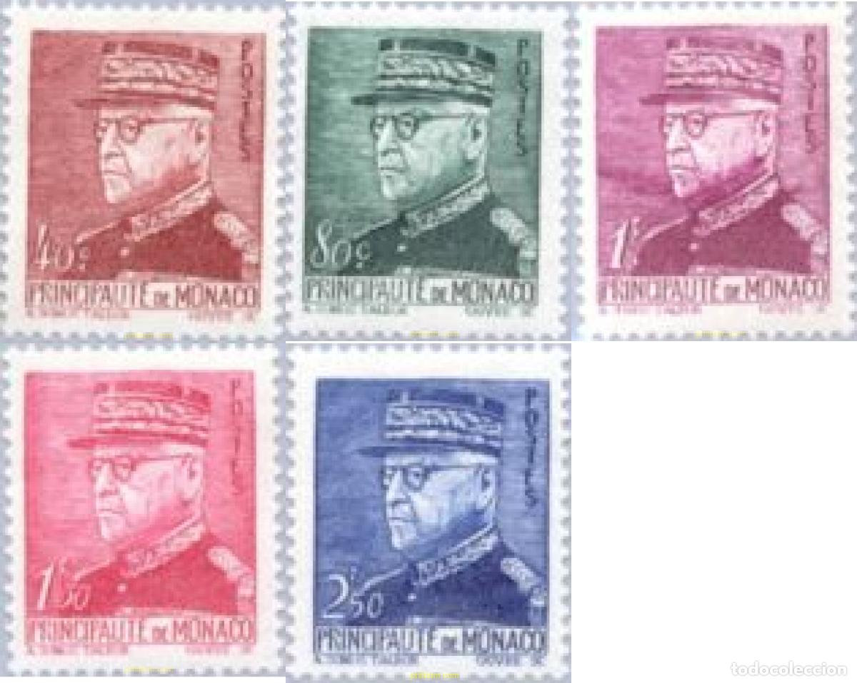 Sellos: 372573 MNH MONACO 1941 PRINCIPE LUIS II
