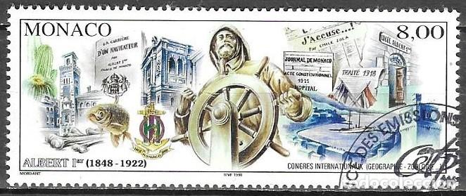 Sellos: SELLO USADO DE MONACO 1997, YT 2145