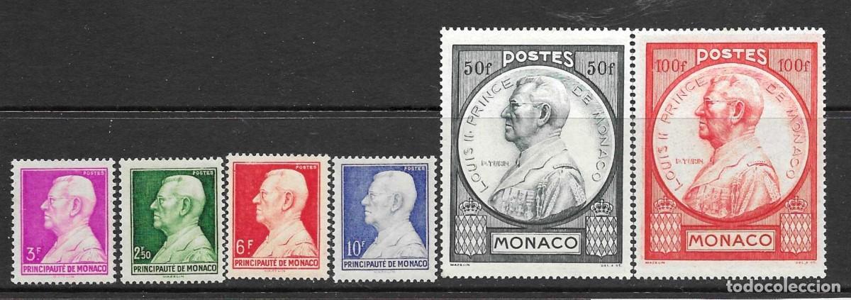 Sellos: MONACO 1946- *CON SE&Ntilde;AL FIJASELLO SERIE COMPLETA- 180 ANIVERSARIO NACIMIENTO ESCULTOR FRAN&Ccedil;OIS BOSIO