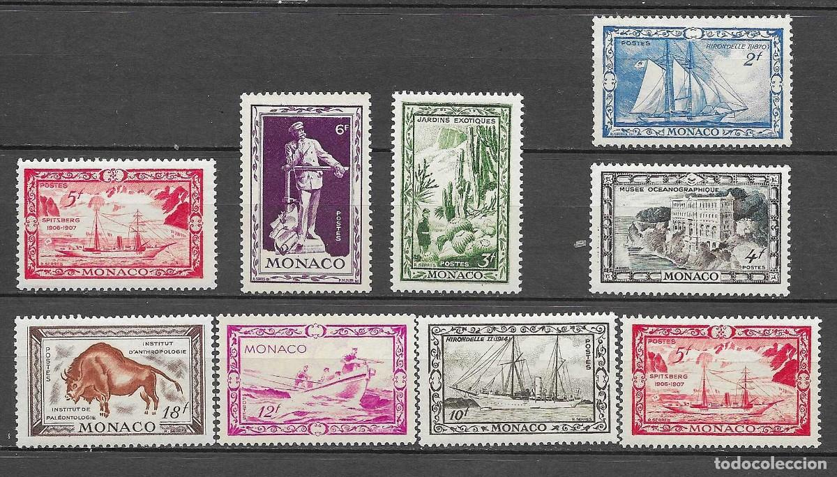 Sellos: MONACO 1948**CENTENARIO NACIMIENTO PRINCIPE ALBERTO I- (DENTADO13X13,5) SERIE