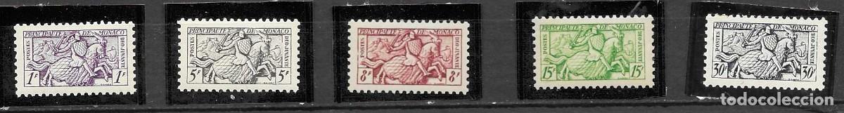Sellos: MONACO-1951**-SELLO DEL PREINCIPE RAINIERO -dENTADO 13X13,5