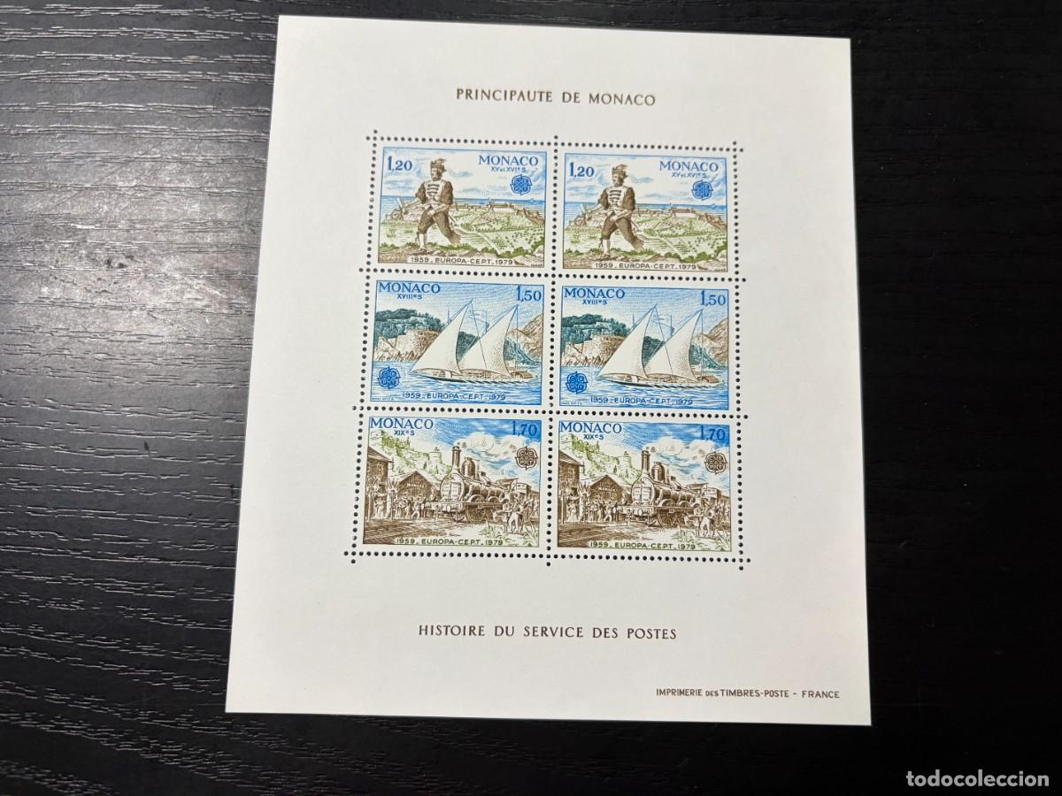 Sellos: M&Oacute;NACO, 1979. YVERT HB 17. EUROPA CEPT. HISTORIA POSTAL. NUEVOS. SIN FIJASELLOS