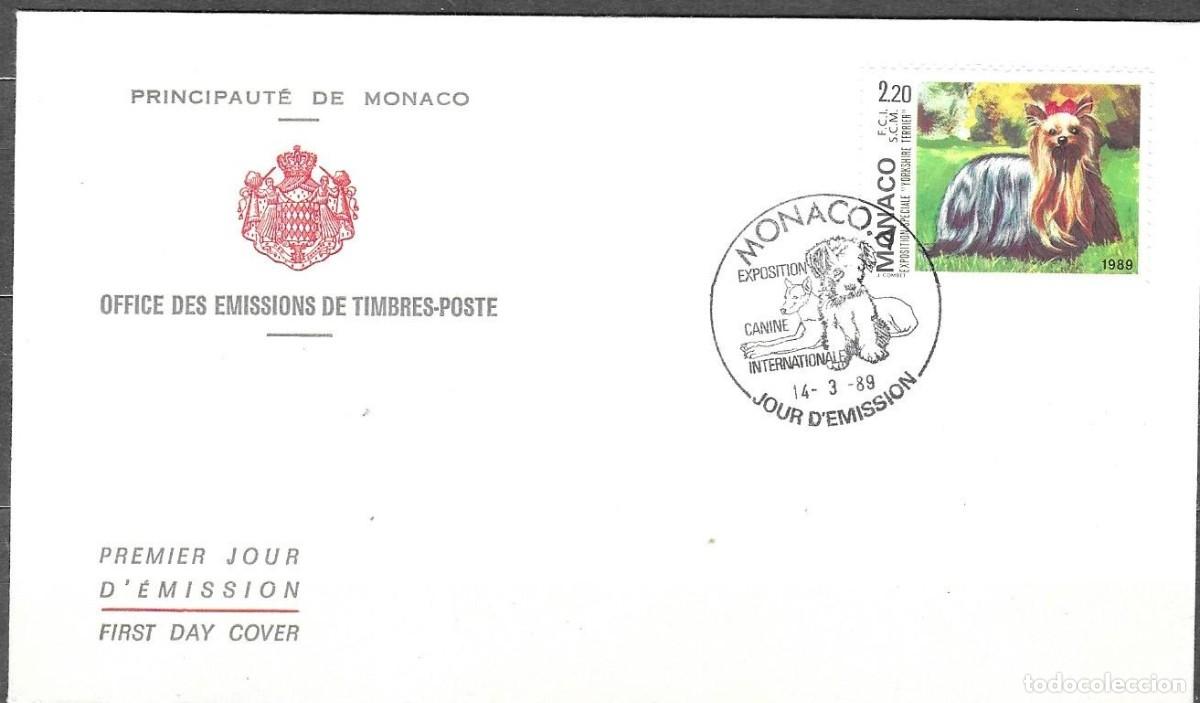 Sellos: FDC MONACO 1989 , YT 1676 - Foto 1