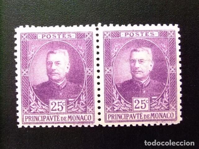 Sellos: 107 MONACO 1923 / PRINCIPE LUIS II / YVERT 68 MH