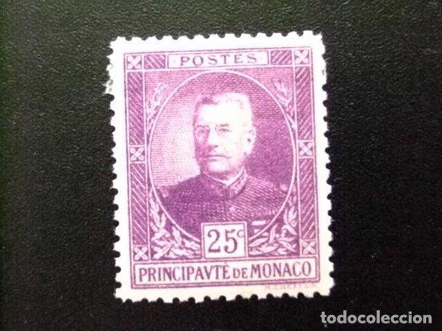 Sellos: 107 MONACO 1923 / PRINCIPE LUIS II / YVERT 68 MH