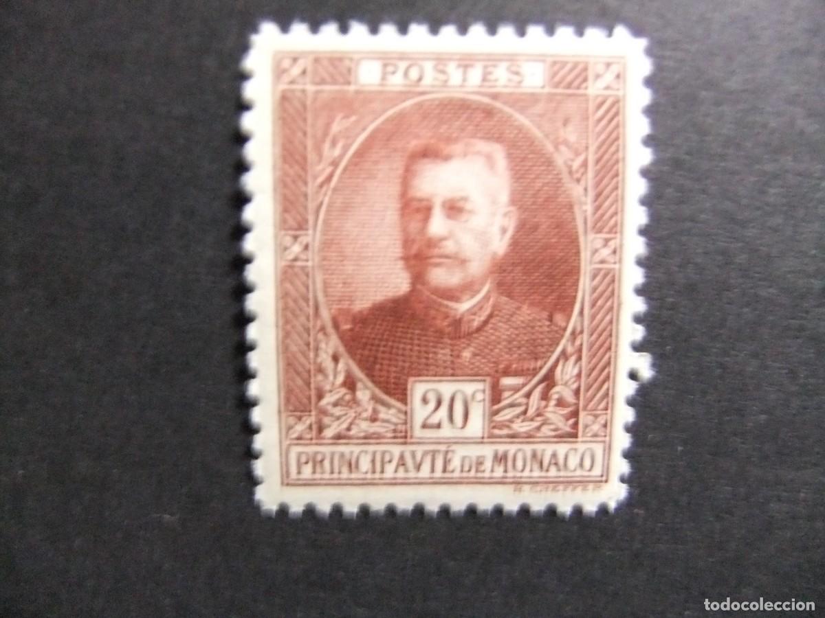 Sellos: 107 MONACO 1923 / PRINCIPE LUIS II / YVERT 67 MH
