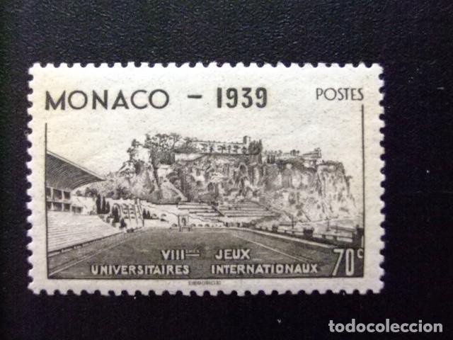 Sellos: 107 MONACO 1939 / JUEGOS INTERNACIONALES / YVERT 196 MNH