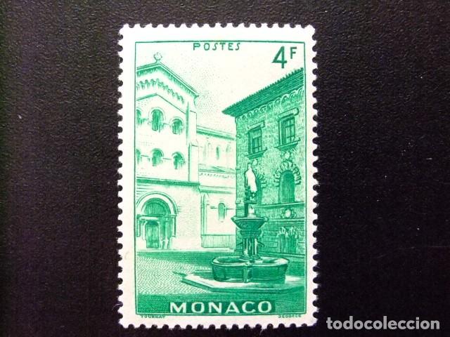 Sellos: 107 MONACO 1948 / PLACE SANT NICOLAS / YVERT 310 MNH
