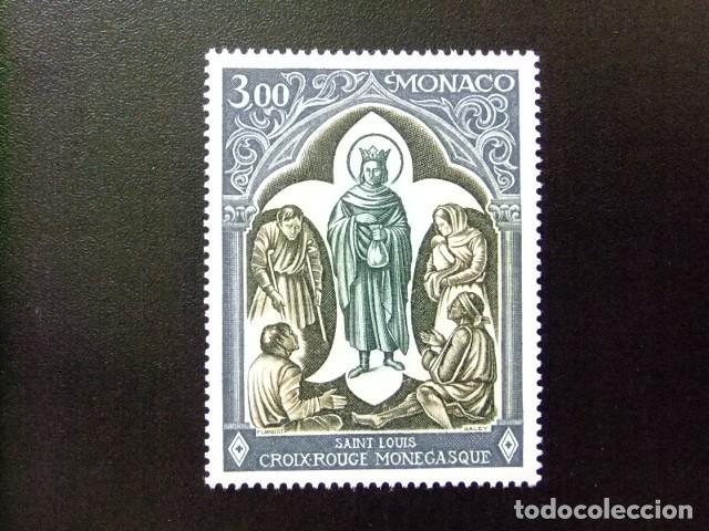 Sellos: 107 MONACO 1970 / SAN LUIS - CRUZ ROJA MONEGASCA / YVERT 818 MNH