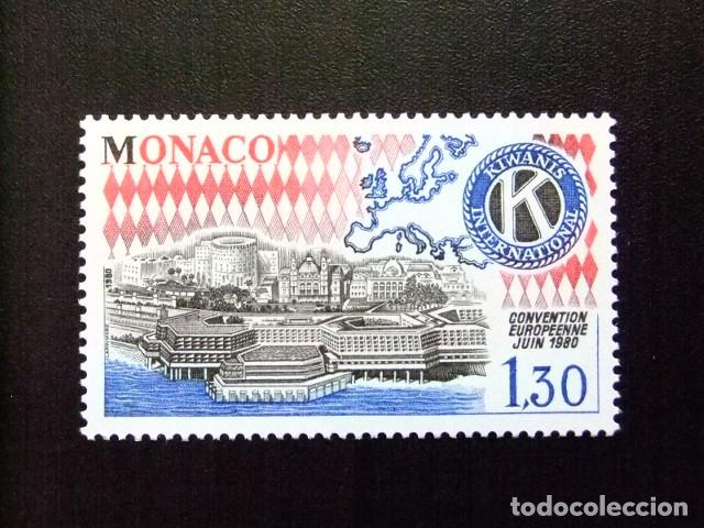 Sellos: 107 MONACO 1980 / CONVENCION EUROPEA / YVERT 1230 MNH