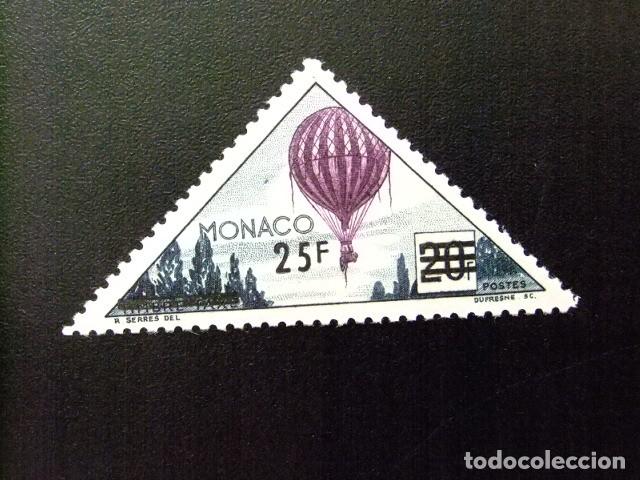 Sellos: 107 MONACO 1956 / SELLO de 1953 SOBRECARGADO (nuevo valor) / YVERT 465 MNH