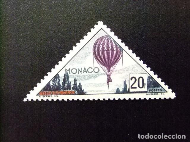 Sellos: 107 MONACO 1956 / SELLO de 1953 SOBRECARGADO (nuevo valor) / YVERT 463 MNH