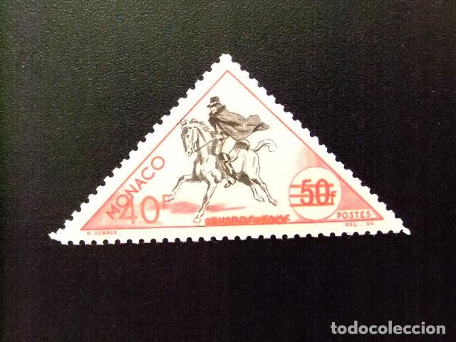 Sellos: 107 MONACO 1956 / SELLO de 1953 SOBRECARGADO (nuevo valor) / YVERT 469 MNH