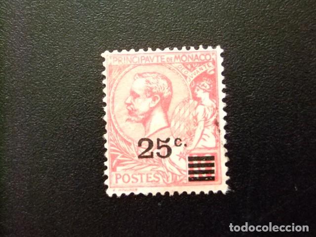Sellos: 107 MONACO 1922 / PRINCIPE ALBERT I / YVERT 52 FU