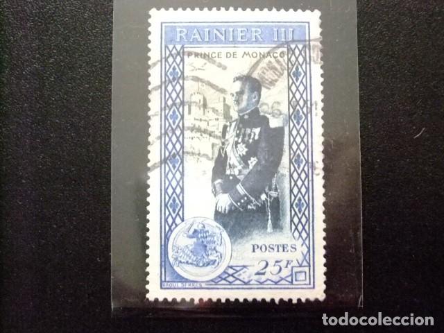 Sellos: 107 MONACO 1950 / PRINCE RAINIER III / YVERT 343 FU