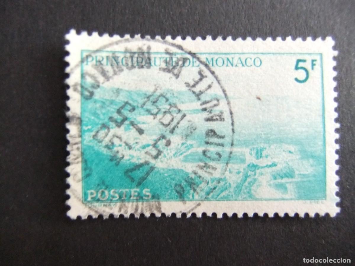 Sellos: 107 MONACO 1948 / VISTA GENERAL del PRICIPADO / YVERT 310A FU