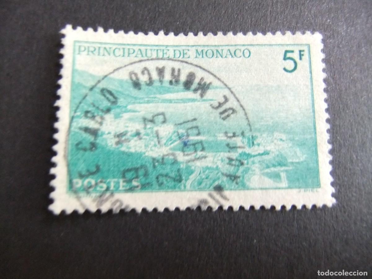 Sellos: 107 MONACO 1948 / VISTA GENERAL del PRICIPADO / YVERT 310A FU