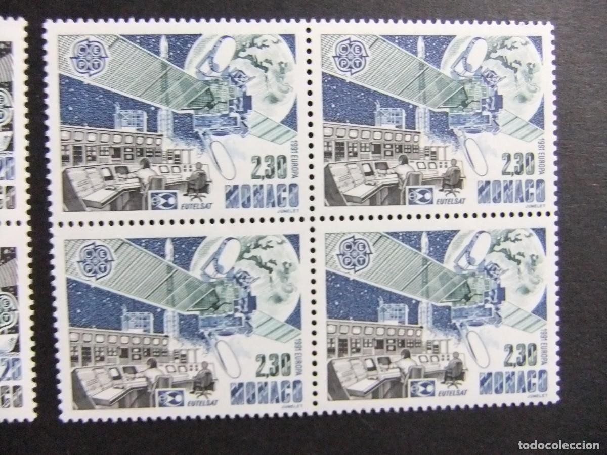 Sellos: 107 MONACO 1991 / EUROPA CEPT Space Espacio / YVERT 1768 / 1769 MNH