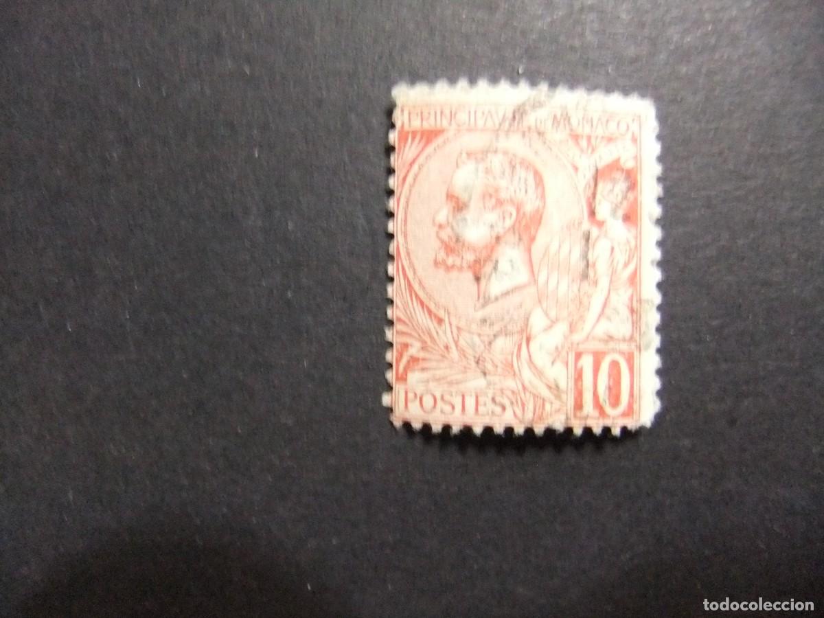 Sellos: 107 MONACO 1901 / PR&Iacute;NCIPE ALBERT I / YVERT 23 FU