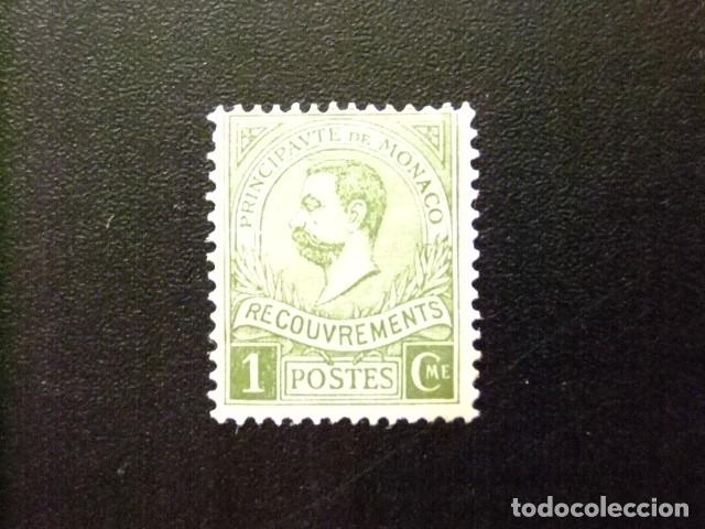 Sellos: 107 MONACO 1910 / PR&Iacute;NCIPE ALBERT I / YVERT tax 8 (*)