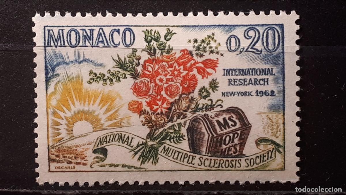 Sellos: M&Oacute;NACO. A&Ntilde;O 1962. **. YVERT 580 - Foto 1