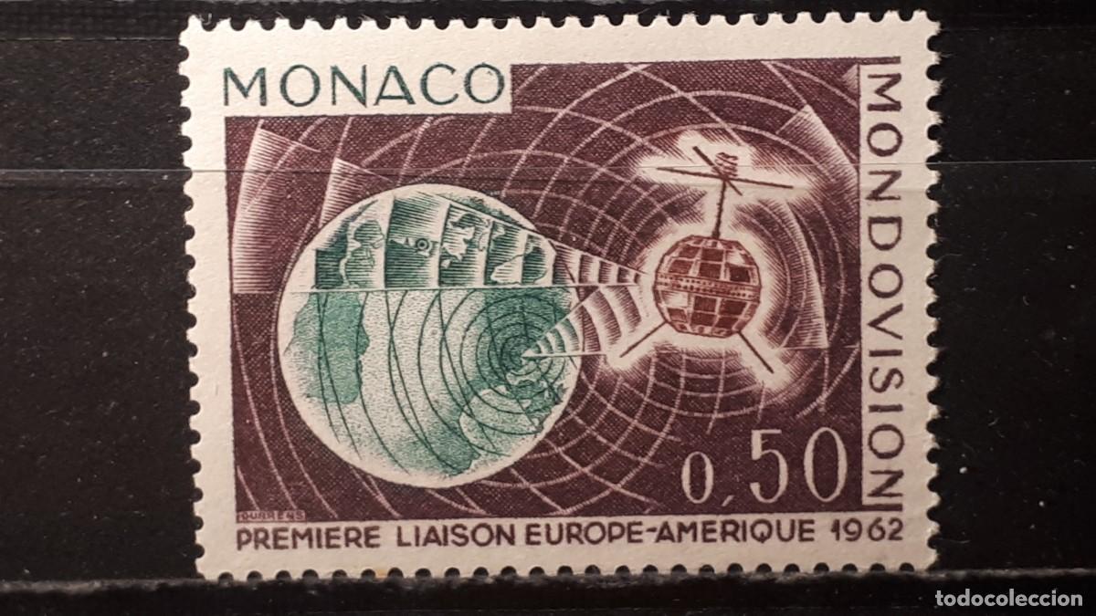 Sellos: M&Oacute;NACO. A&Ntilde;O 1963. **. YVERT 612 - Foto 1