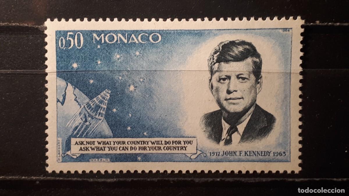 Sellos: M&Oacute;NACO. A&Ntilde;O 1964. **. YVERT 658 - Foto 1