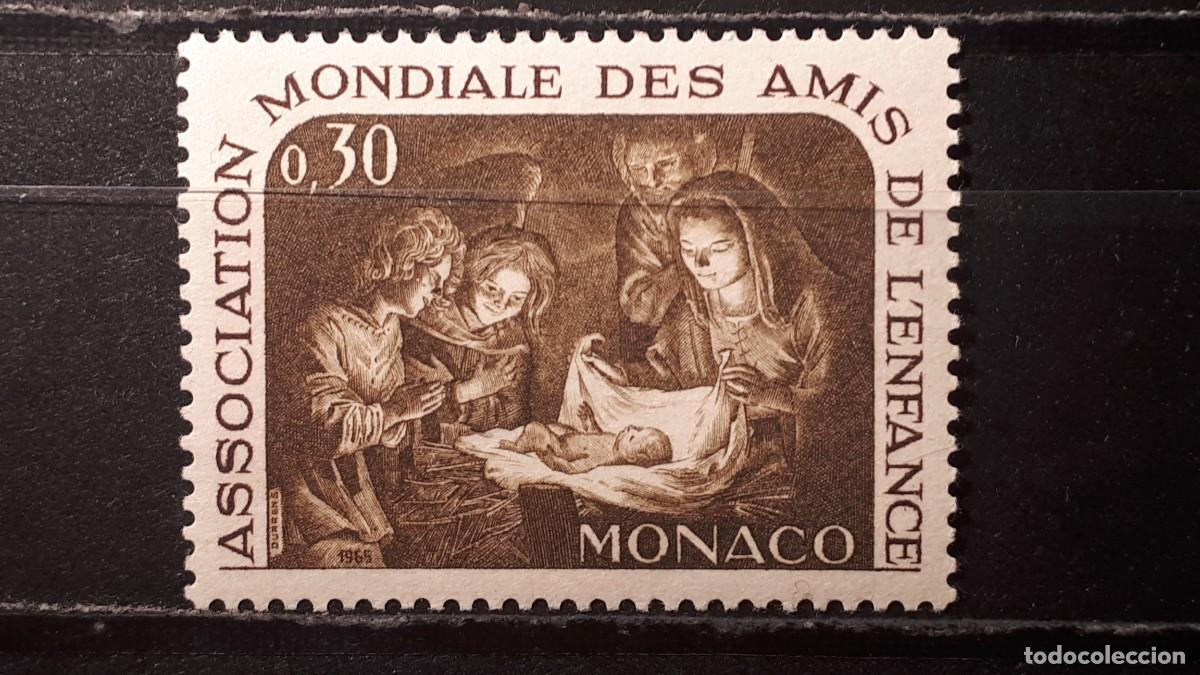 Sellos: M&Oacute;NACO. A&Ntilde;O 1966. **. YVERT 688 - Foto 1